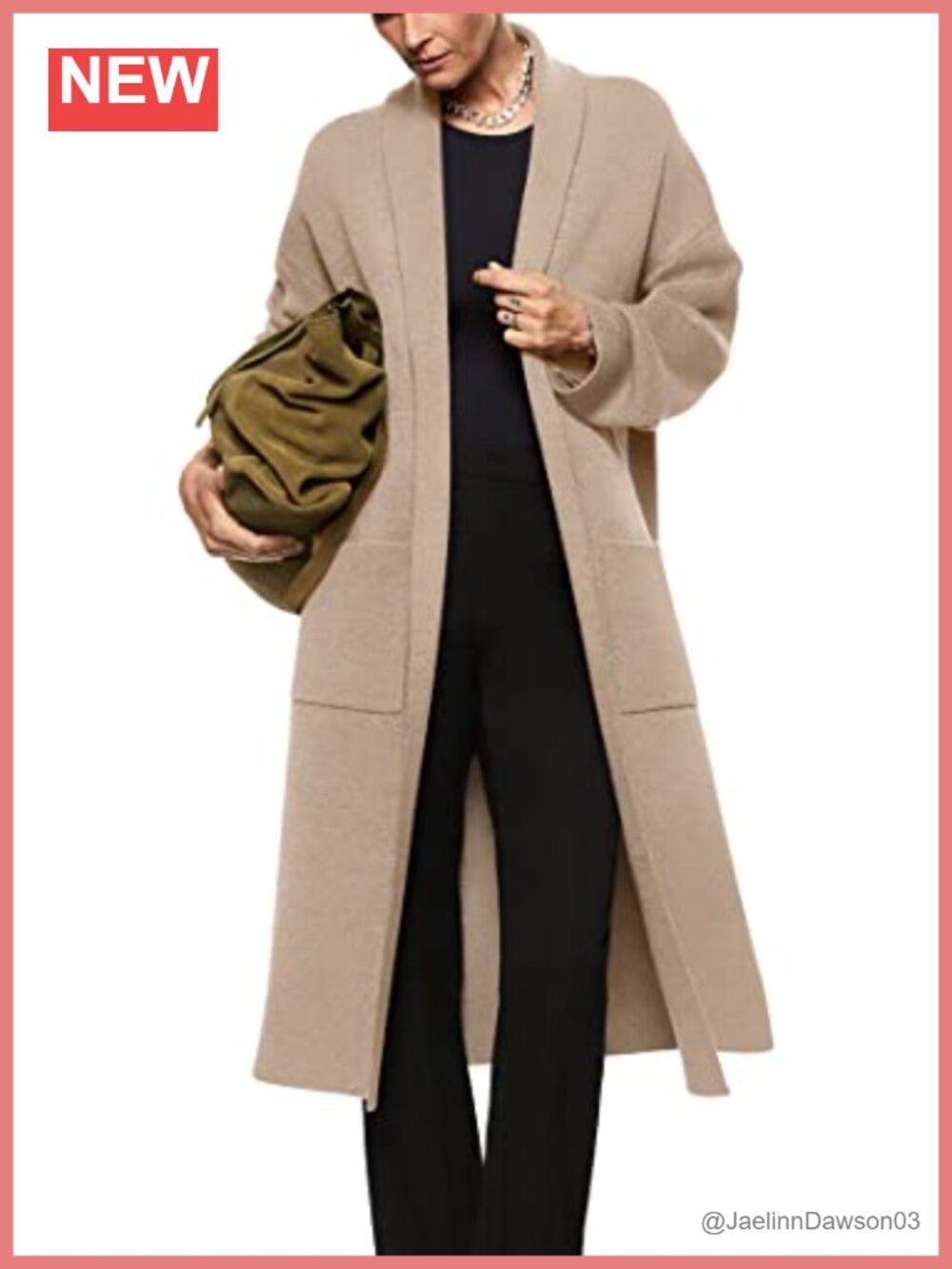 Oversized Open Front Long Cardigan Sweater Maxi Coat Shawl Collar